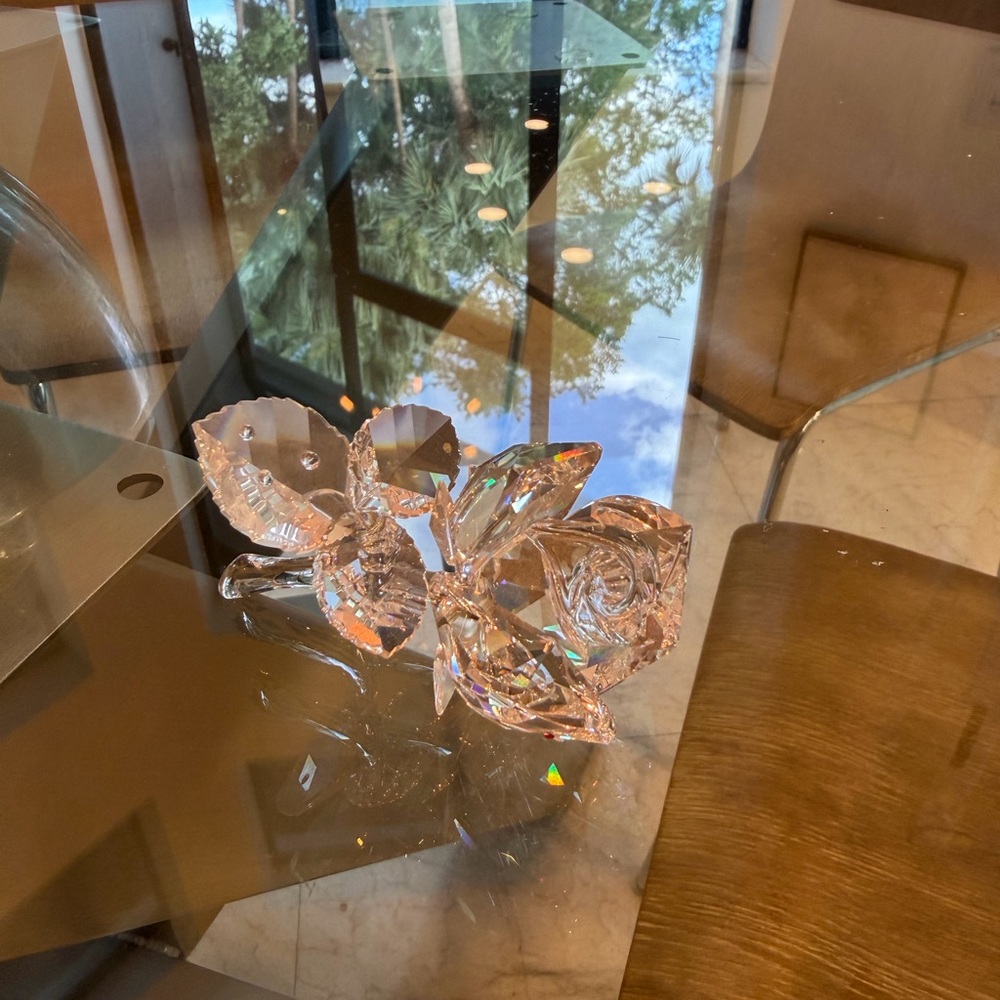 Swarovski Crystal Figurine set - Glass Decorative Accents